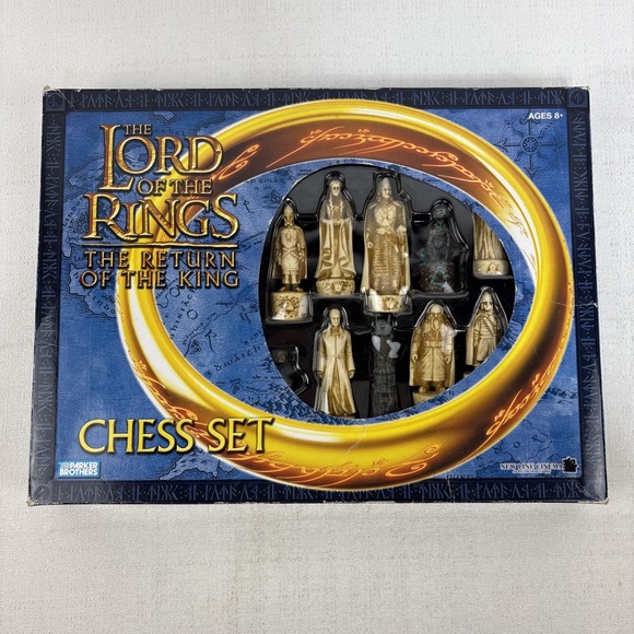 Lord Of the Rings Return Of The King Chess Set Parker Brothers 2003 Complete - Picture 1 of 9